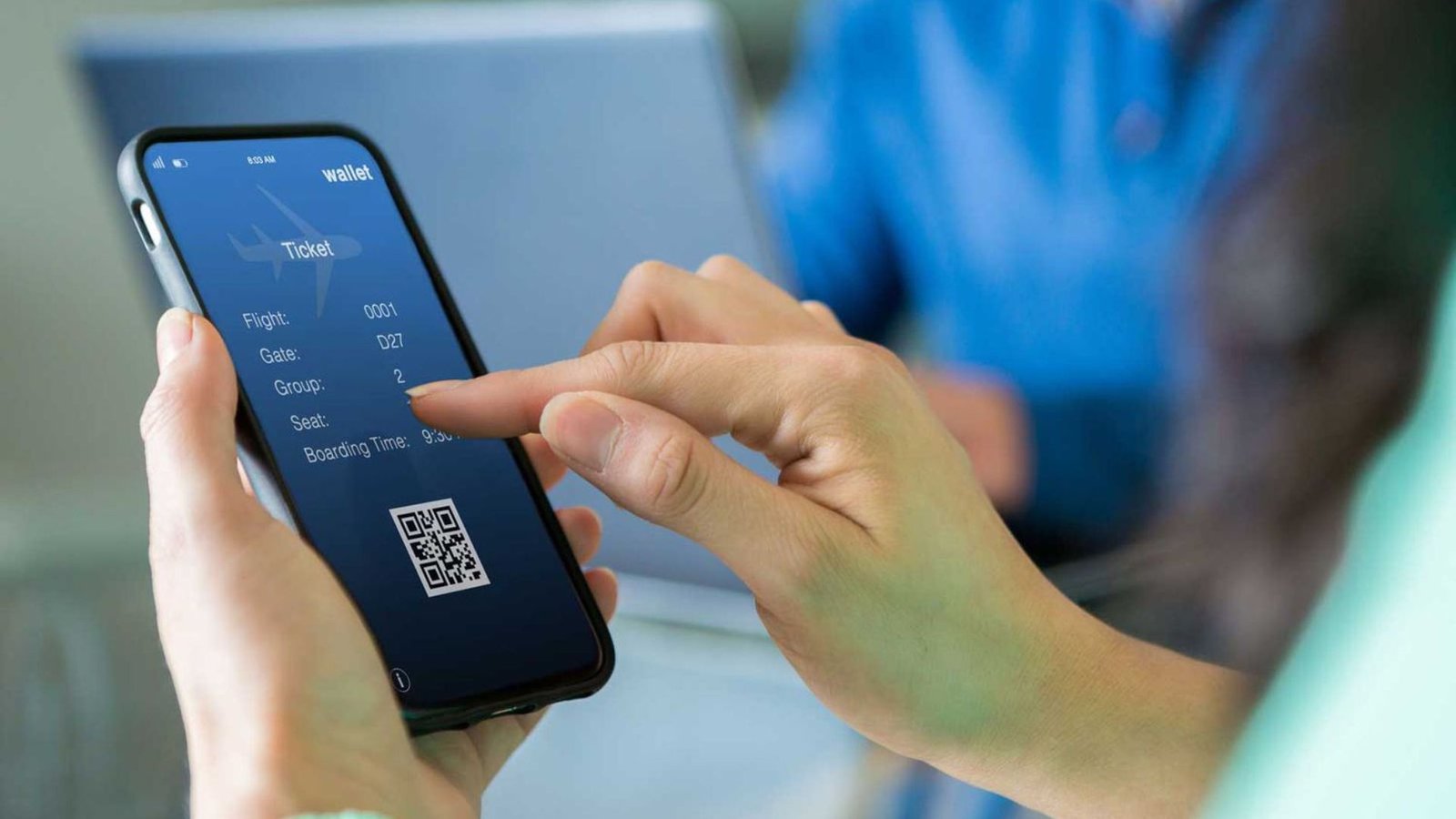 A person Booking Last-Minute Travel