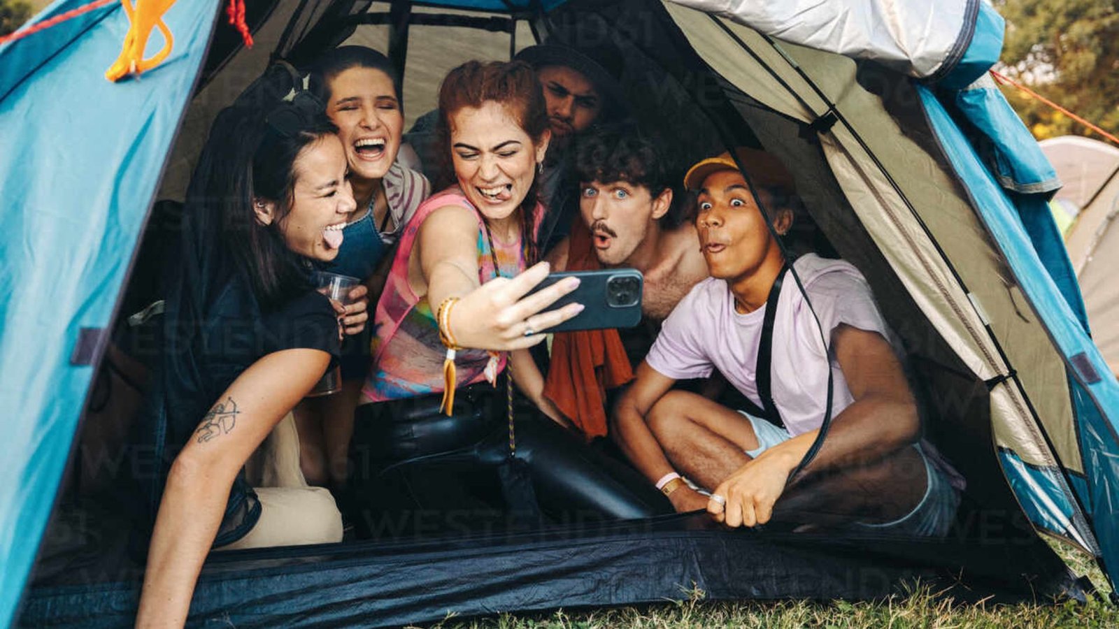 People at a Festival