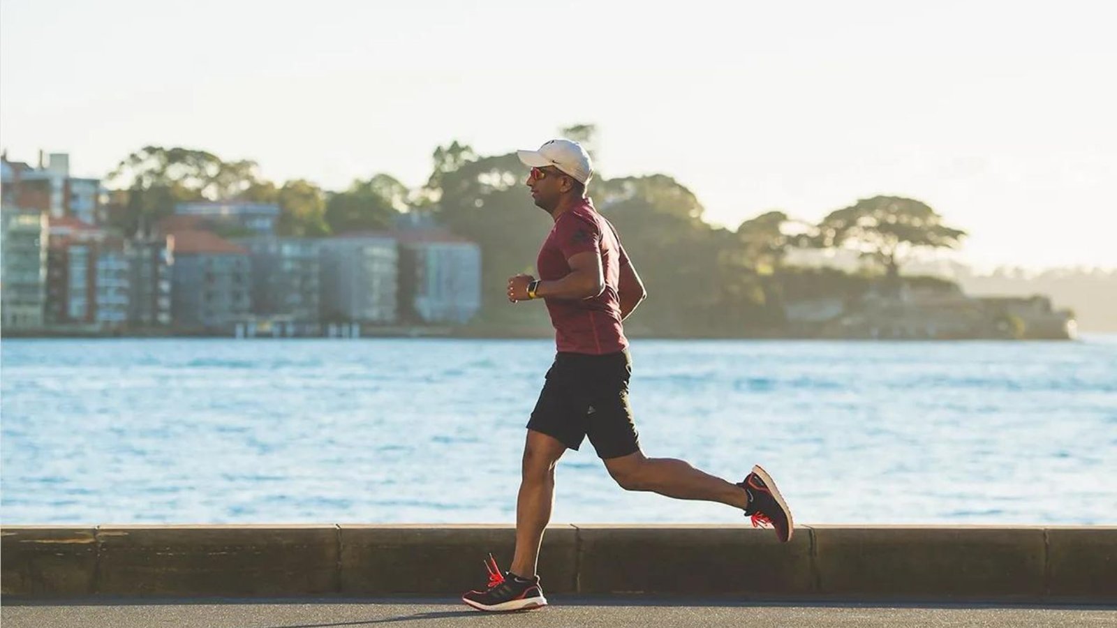 A man running to Keep Fit While Travelling