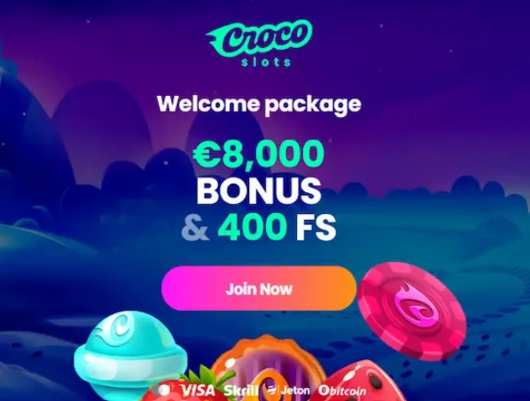 Croco Slots Casino Bonuses